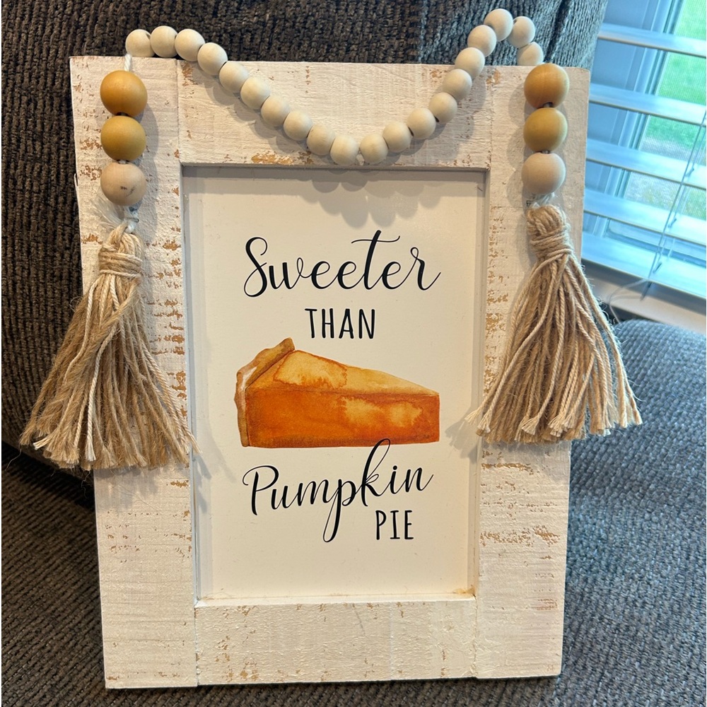 Pumpkin Pie Sign